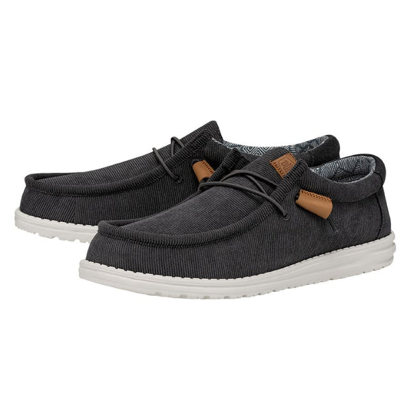 Wally Corduroy Charcoal - Men's Casual Shoes | HEYDUDE shoes