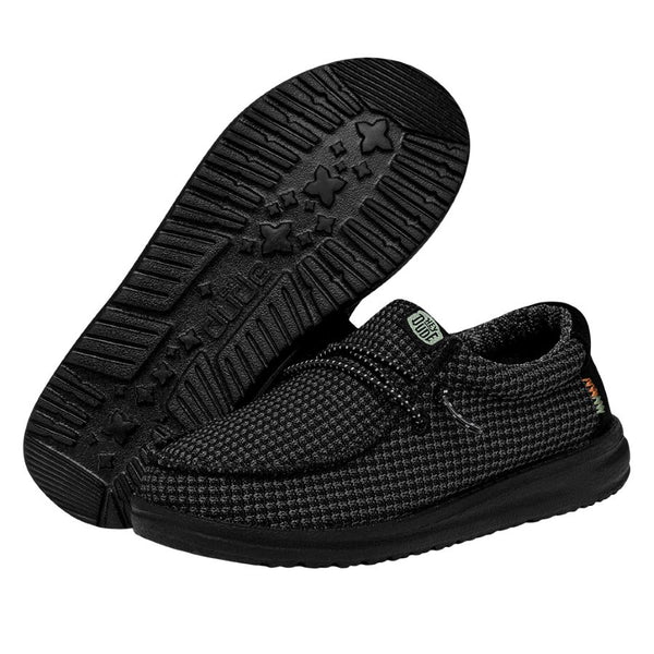 Wally Sport Mesh Black/Black - Men's Casual Shoes