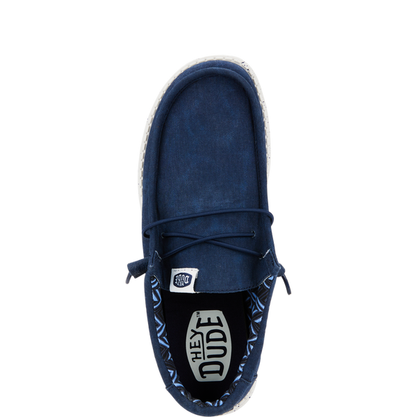 Wally Stretch Canvas Navy - Men's Casual Shoes