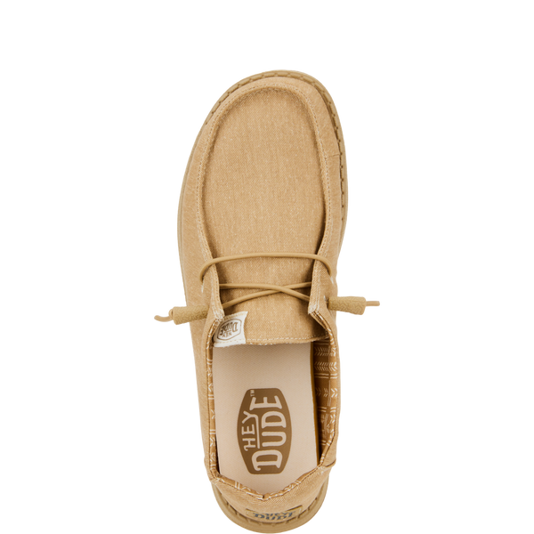 Wendy Stretch Canvas - Tan/Tan