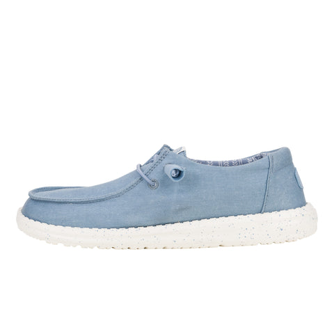 Wendy Stretch Canvas Light Blue - Women's Shoes | HEYDUDE shoes