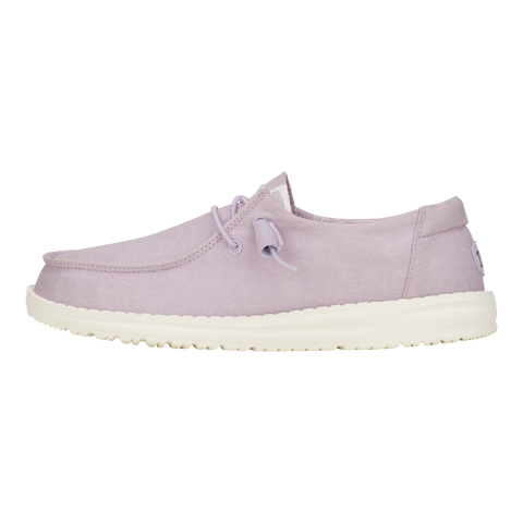 Wendy Stretch Canvas Lilac - Women's Casual Shoes | HEYDUDE