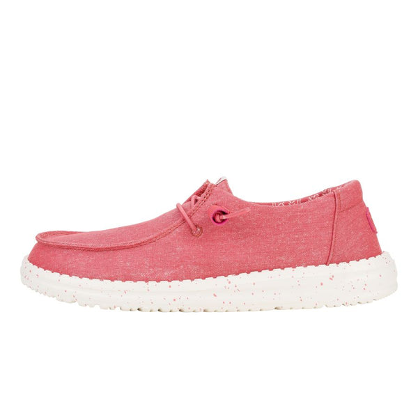 Wendy Stretch Canvas - Washed Red