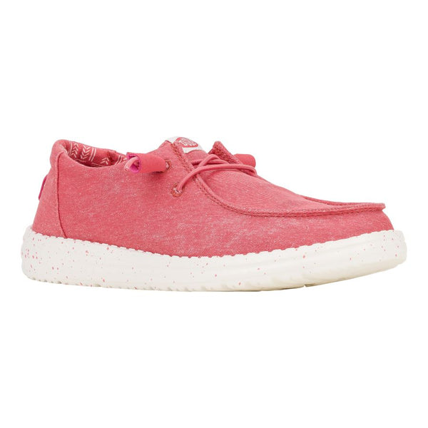 Wendy Stretch Canvas - Washed Red