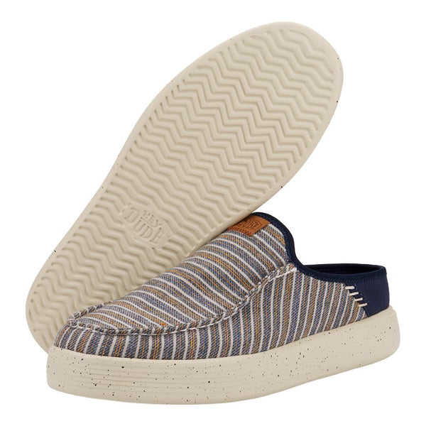 Hey Dude Misty Chambray Shoe - Women's Shoes in Stripes Blue