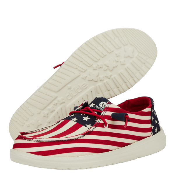 Hey dude Wendy toddler star spangled patriotic size 7 offers shoes