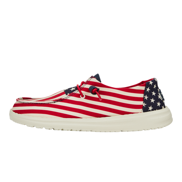 Hey dude Wendy toddler star spangled patriotic size authentic 7 shoes