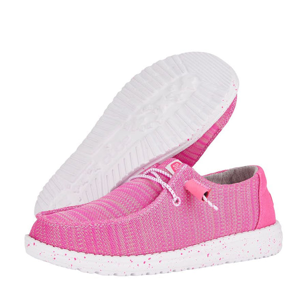 Hey Dude Women's Wendy Woven Slip On Shoes-Blush