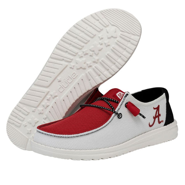 Mens HEYDUDE Wally Tri Louisville Cardinals Casual Shoe - Red