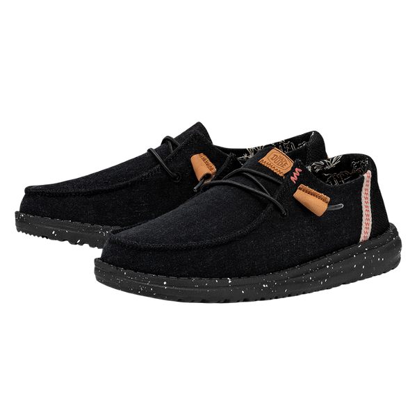 Wendy Washed Canvas Black - Women's Casual Shoes