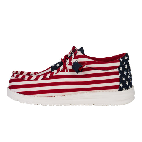 Step into Freedom: The All-American Flag Hey Dude Shoes Experience