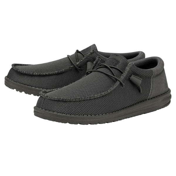 Wally Sox Micro Total Black - Men's Casual Shoes