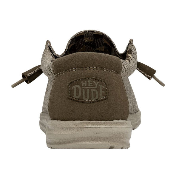 Hey Dude Wally Stretch - Casual Men's Shoes - Color Beige - Lightweight  Comfort - Ergonomic Memory Foam Insole - Size US 10