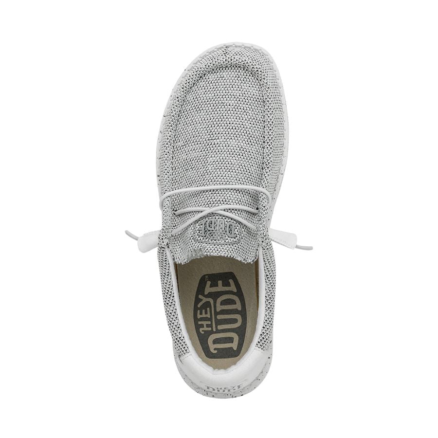 Wally Sox Wide Stone White - Men's Casual Shoes | HEYDUDE Shoes