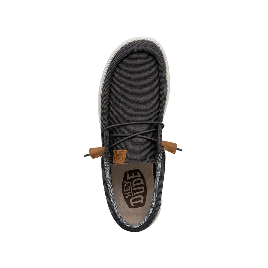 Wally Corduroy Charcoal - Men's Casual Shoes | HEYDUDE shoes