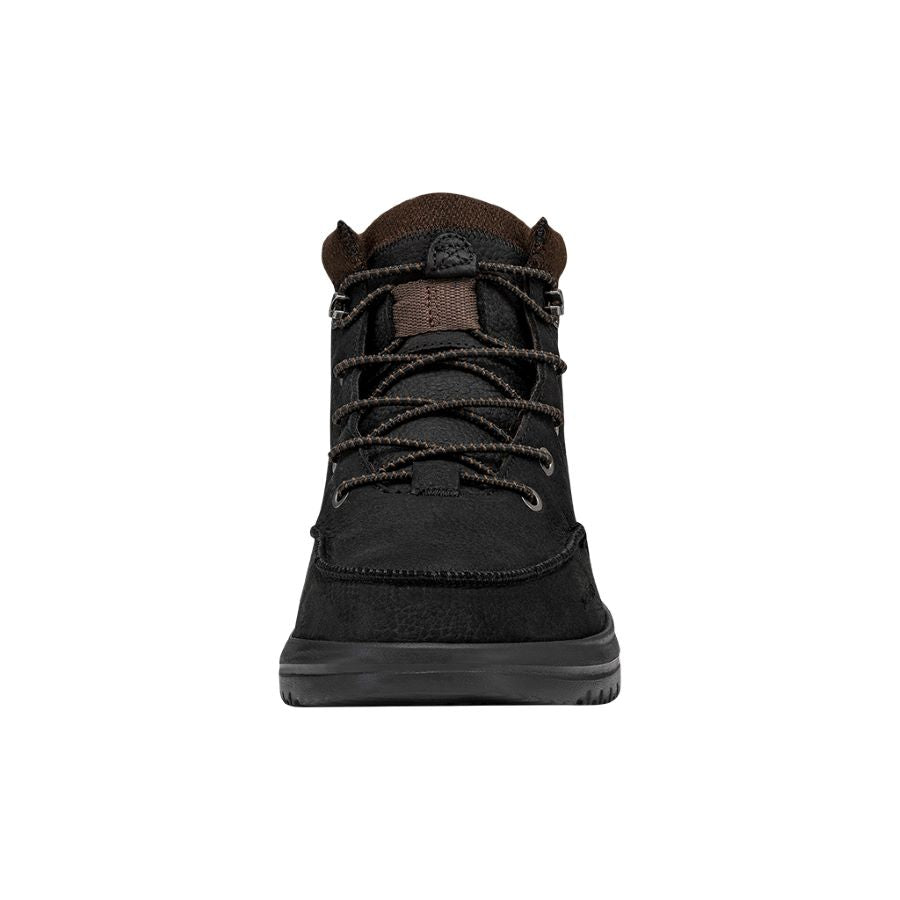 Bradley Boot Leather Black - Men's Boots | HEYDUDE shoes