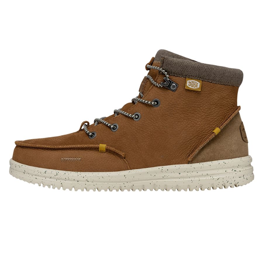 Bradley Boot Leather Cognac - Men's Boots | HEYDUDE shoes