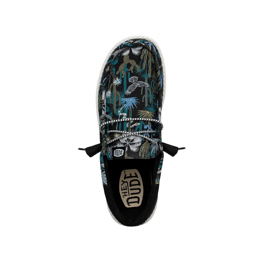 Wally Funk Oasis Black/Blue Lagoon - Men's Casual Shoes | HEYDUDE