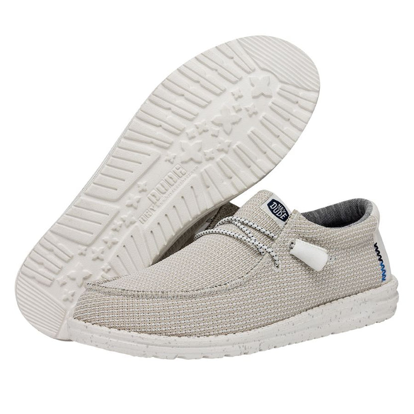 Wally Sport Mesh White - Men's Casual Shoes | HEYDUDE Shoes