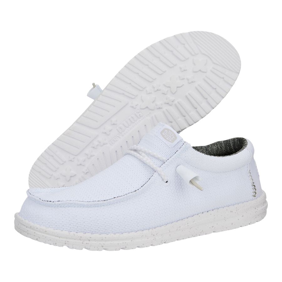 Wally Sport Mesh White - Men's Casual Shoes