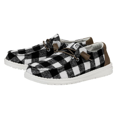 Wendy Buffalo Plaid - White and Black Plaid