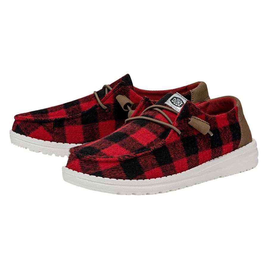 Buffalo plaid house fashion shoes