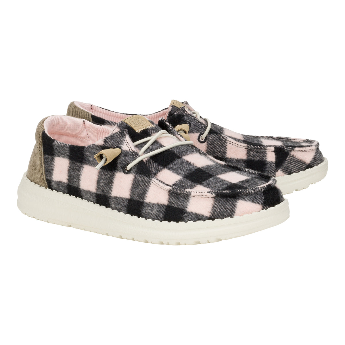 Wendy Buffalo Plaid - Pale Pink/Black