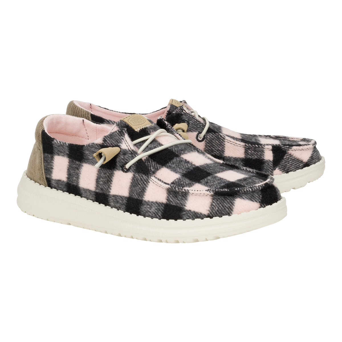 Wendy Buffalo Plaid - Pale Pink/Black