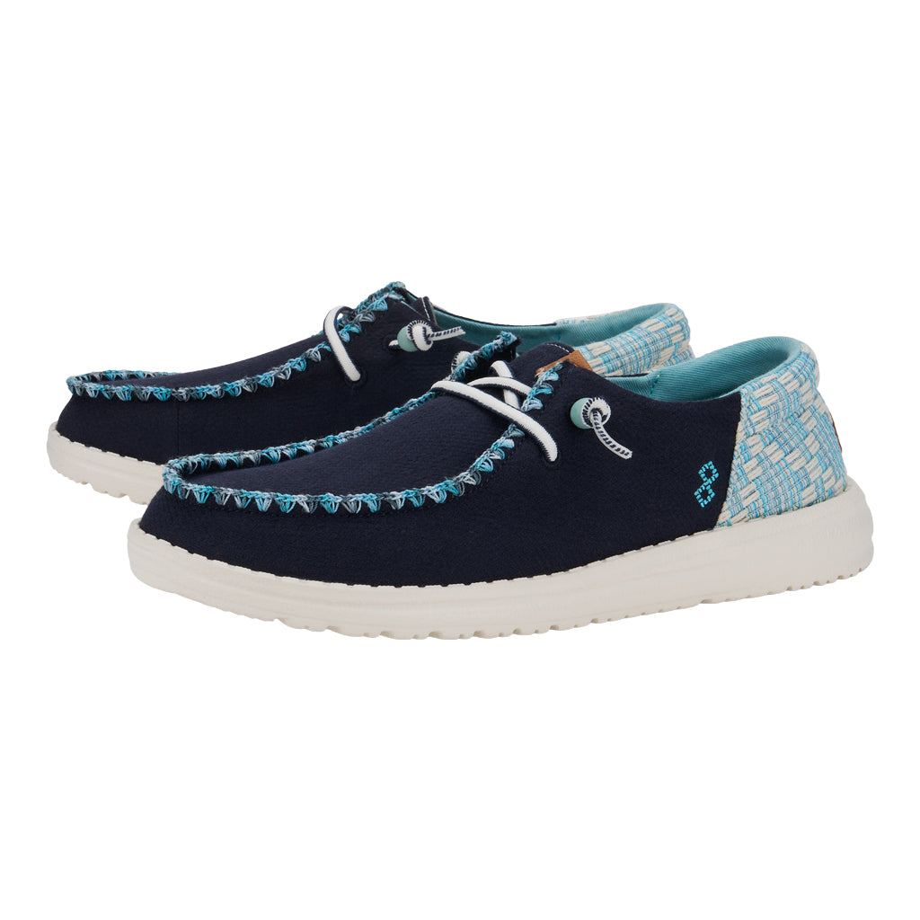 Wendy Funk Jacquard Blue - Women's Casual Shoes | HEYDUDE shoes