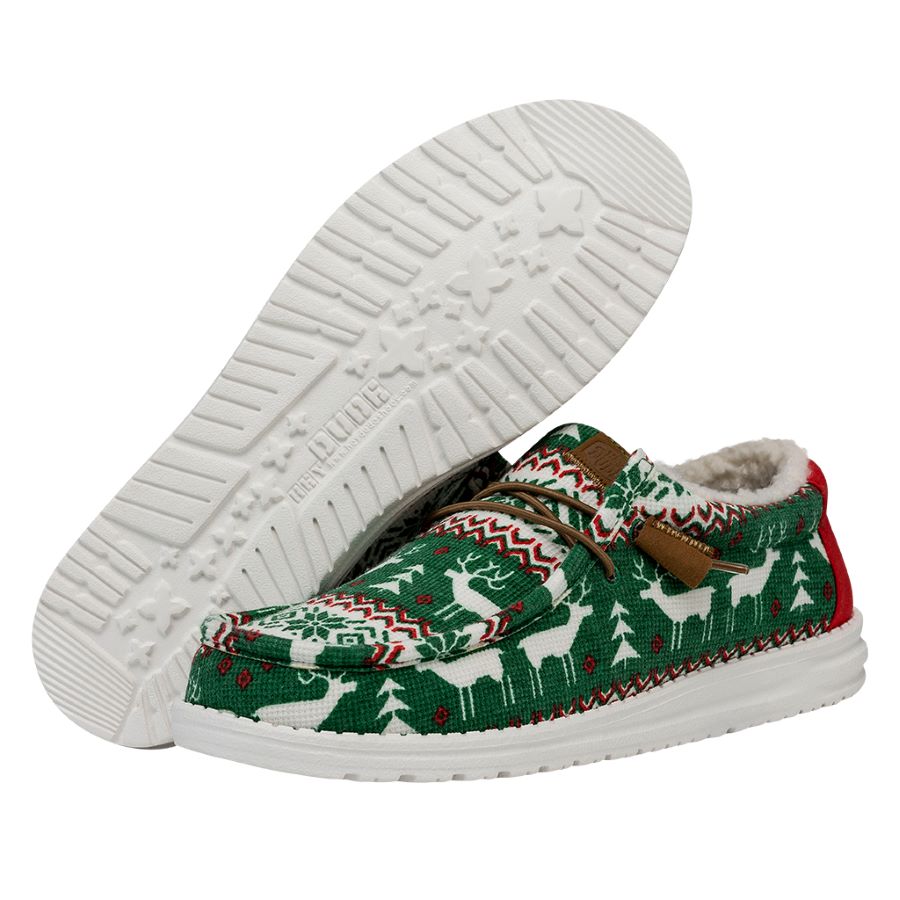 Wally Ugly Sweater Faux Shearling | HEYDUDE shoes