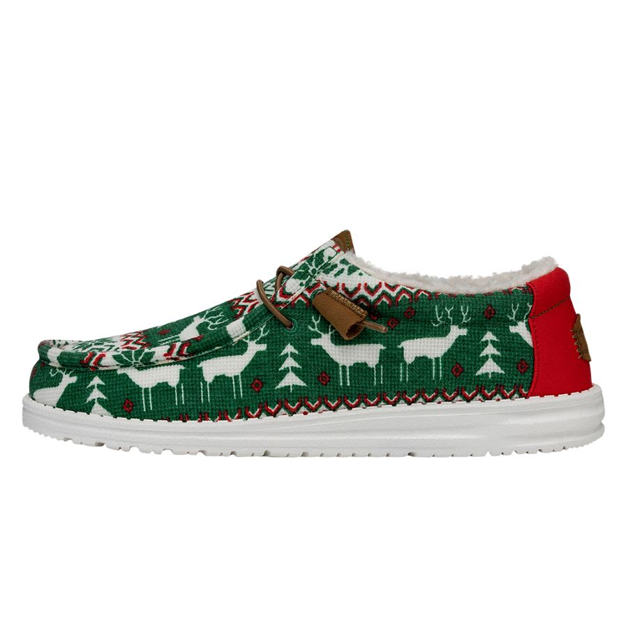 Wally Ugly Sweater Faux Shearling | HEYDUDE shoes