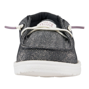 Wendy Metallic Sparkle Charcoal - Women's Casual Shoes