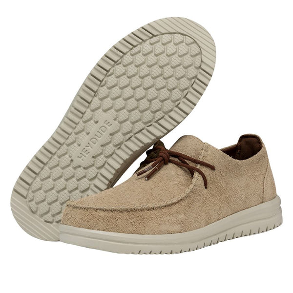 Stowe Suede Tan - Men's Casual Shoes | HEYDUDE shoes