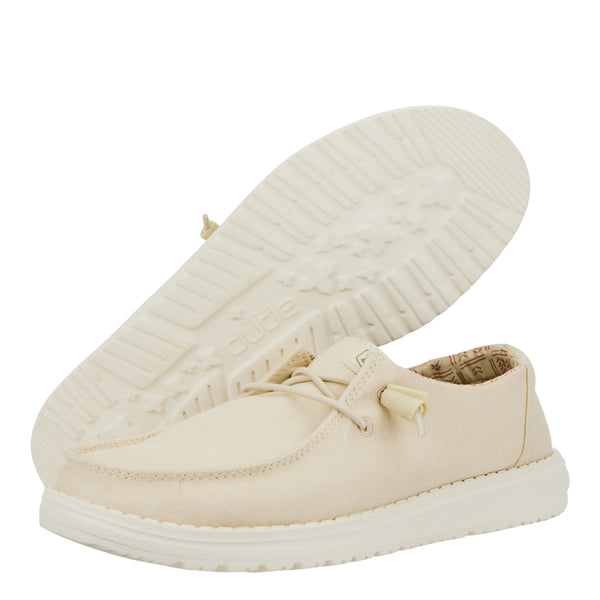 Wendy Stretch Canvas - Off White