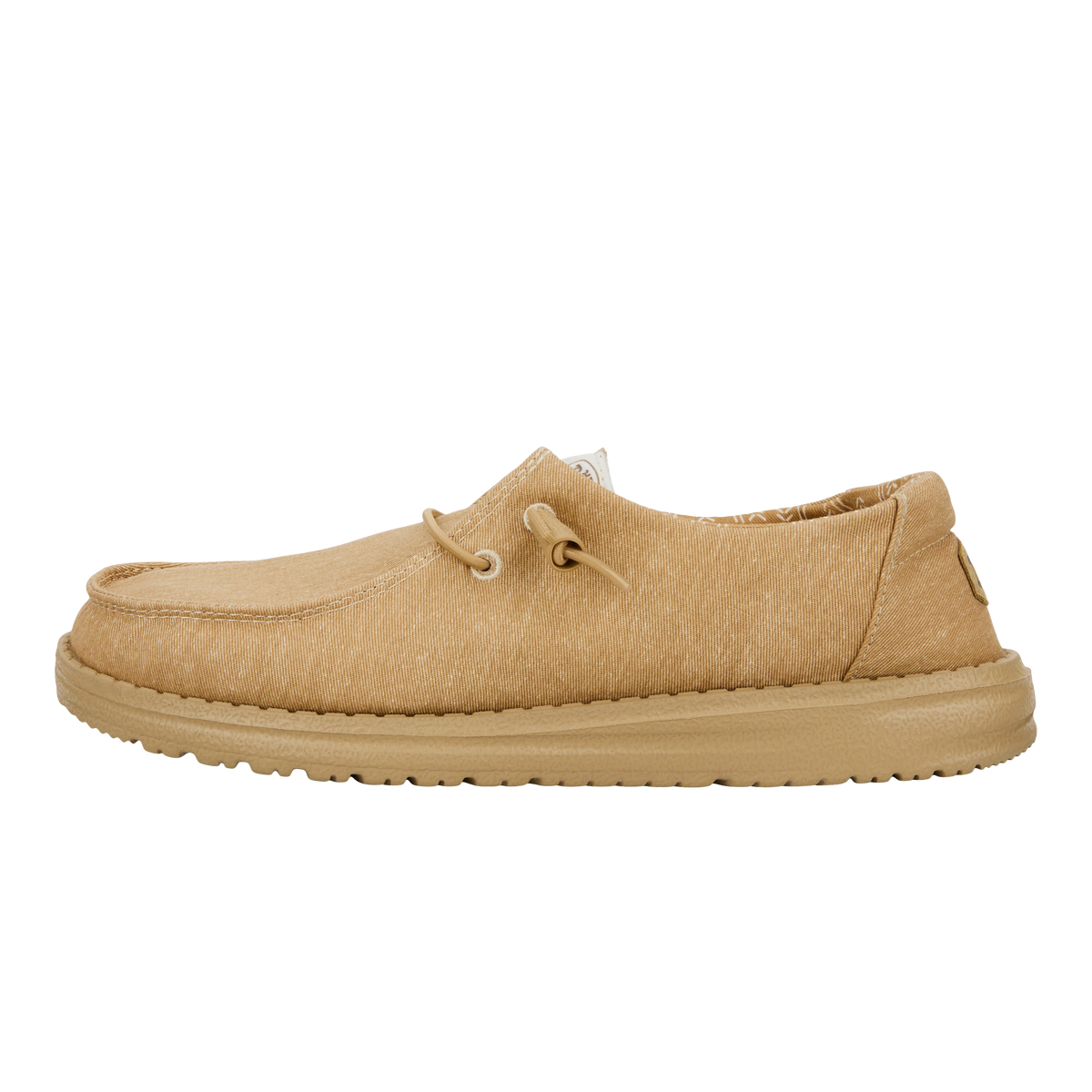 Wendy Stretch Canvas Tan/Tan - Women's Casual Shoes | HEYDUDE shoes