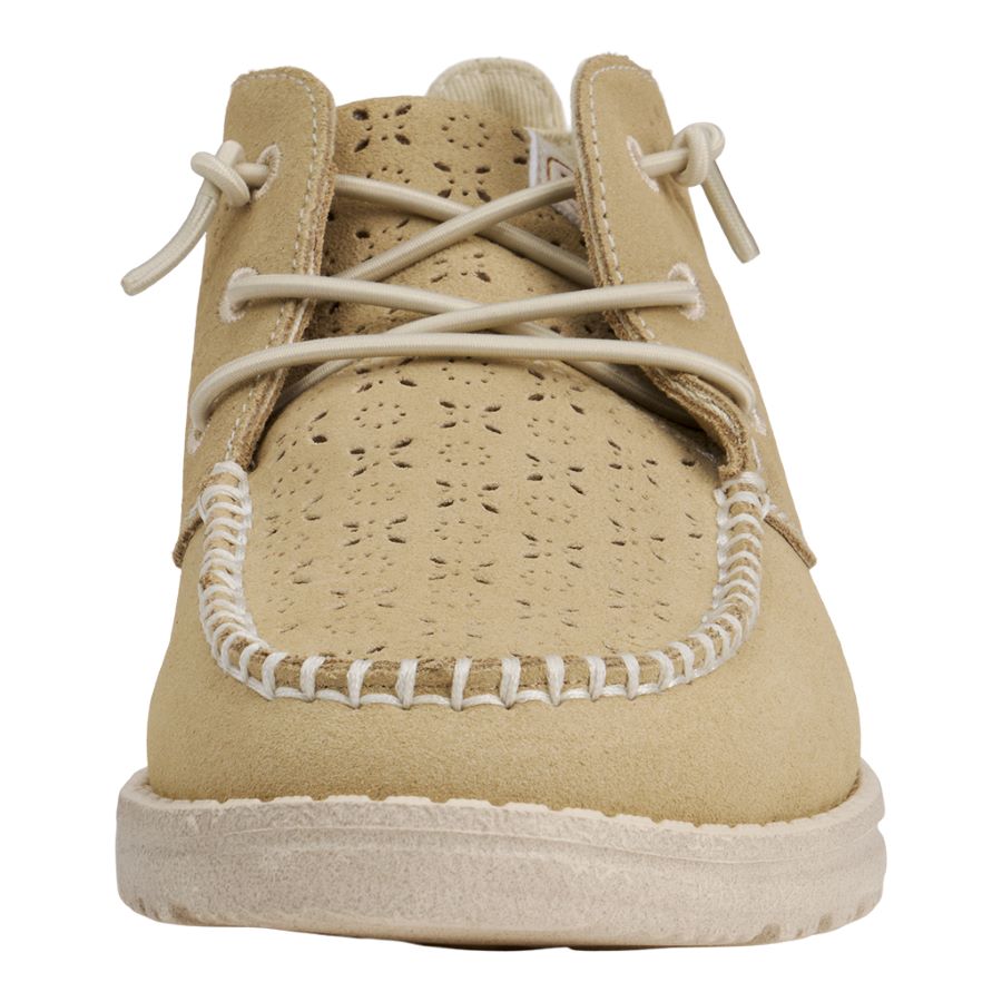 Wendy Mid Suede Boho - Ivory