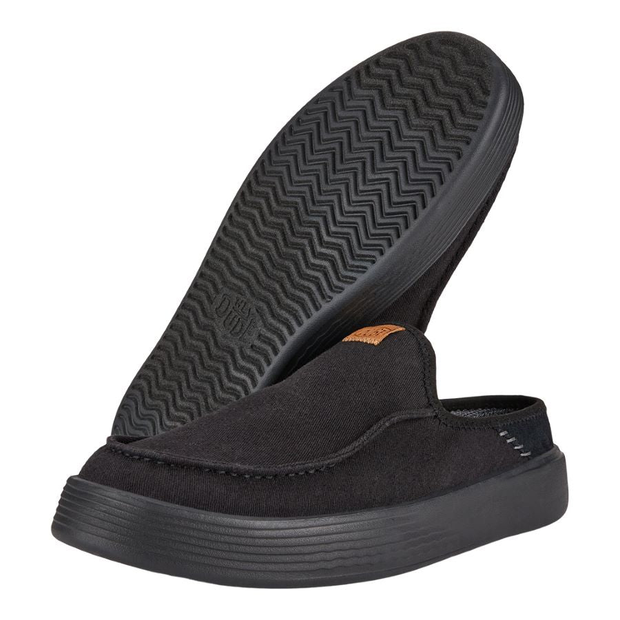 Austin Workwear Black/Black - Men's Slip-On Shoes | HEYDUDE shoes