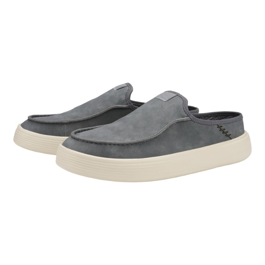 Austin Craft Workwear Grey/White - Men's Slip-On Shoes | HEYDUDE Shoes