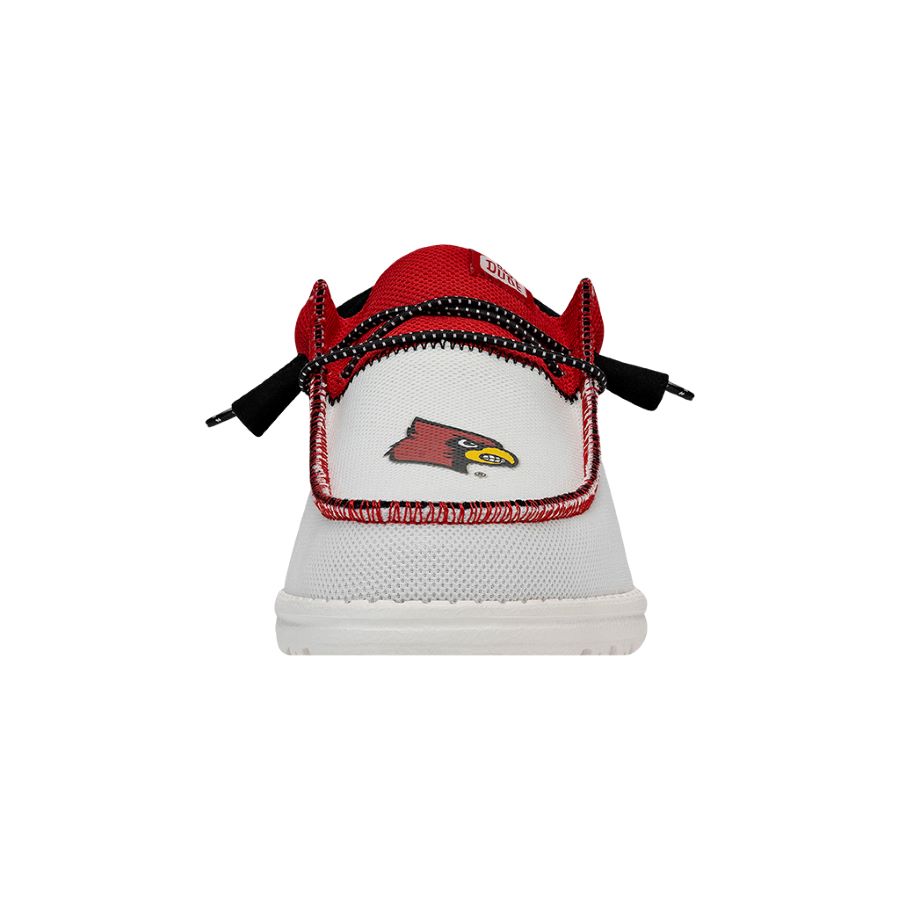 Mens HEYDUDE Wally Tri Louisville Cardinals Casual Shoe - Red