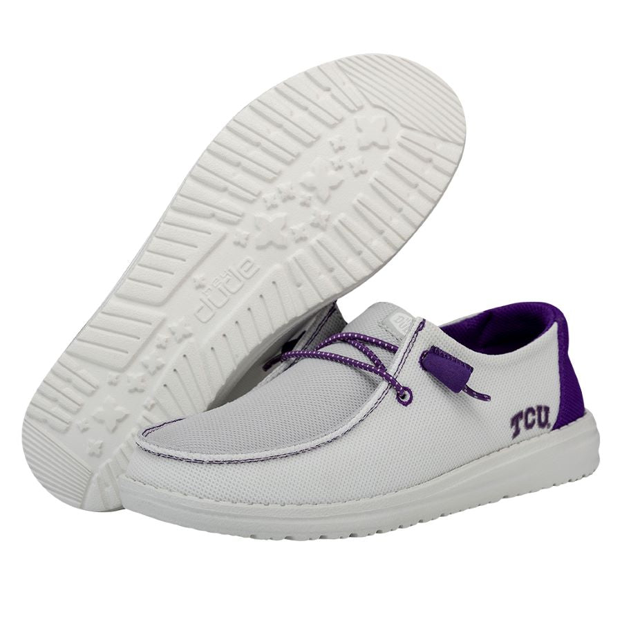 Wendy TCU Purple/White - Women's Casual Shoes | HEYDUDE shoes