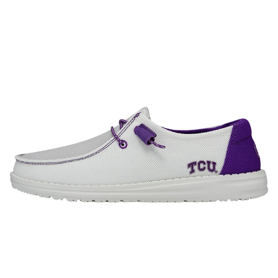 Wendy TCU Purple/White - Women's Casual Shoes | HEYDUDE shoes