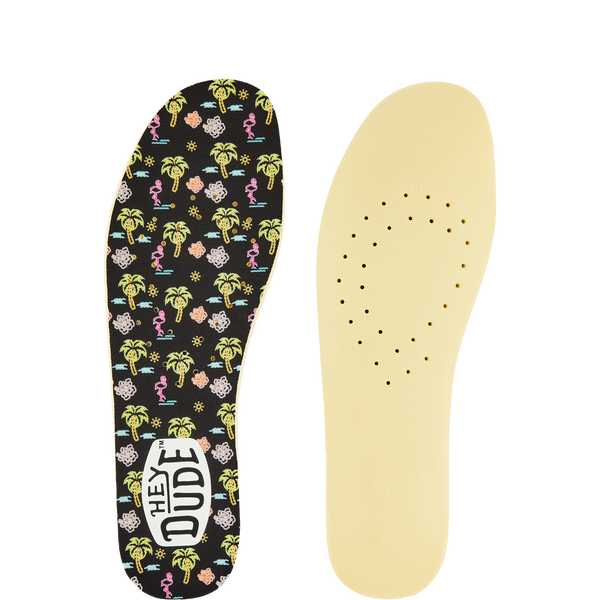 Neon Palm Insoles Black - Insoles | HEYDUDE shoes