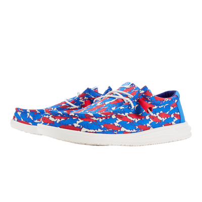 Wally H2O Fish Camo - White/Blue/Red