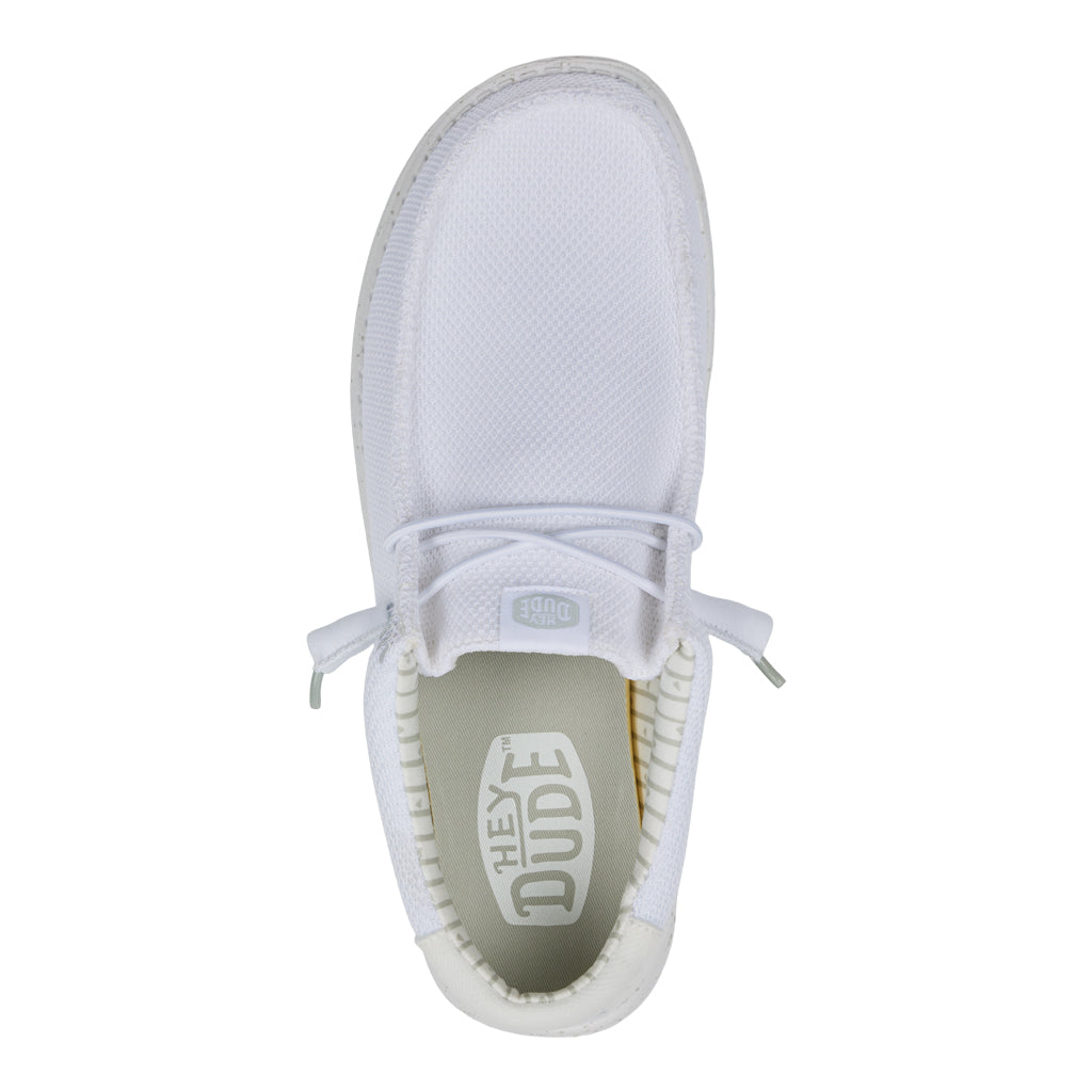 Wally Stretch Sox White - Men's Casual Shoes | HEYDUDE shoes