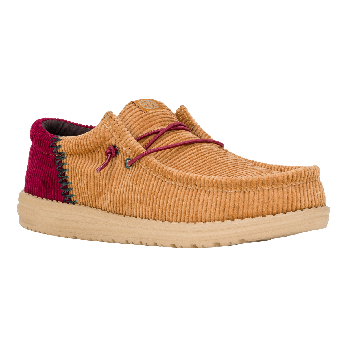 Wally Funk Corduroy - Tan/Burgundy