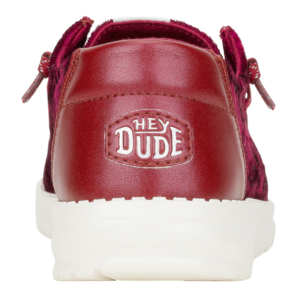 Wendy Crushed Velvet - Burgundy