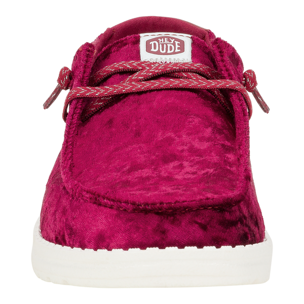 Wendy Crushed Velvet - Burgundy