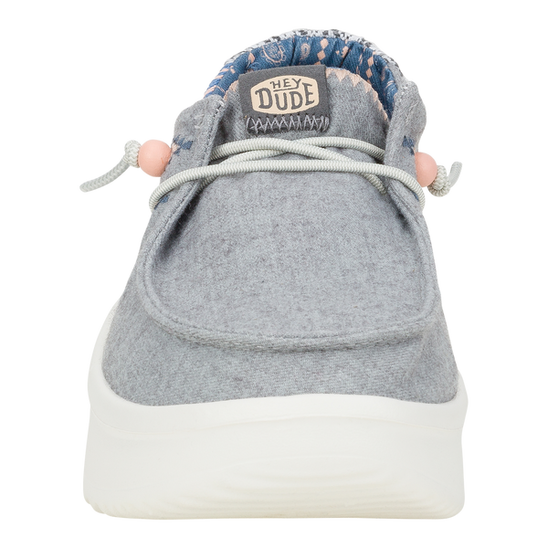 Wendy Peak Chambray Woven - Grey