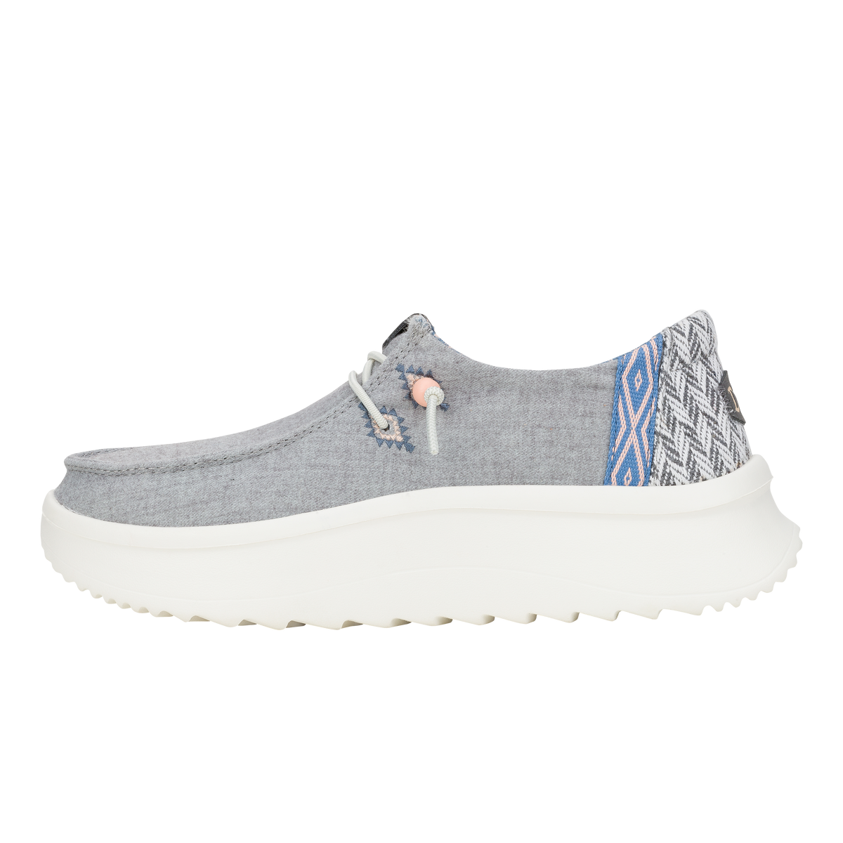 Wendy Peak Chambray Woven - Grey