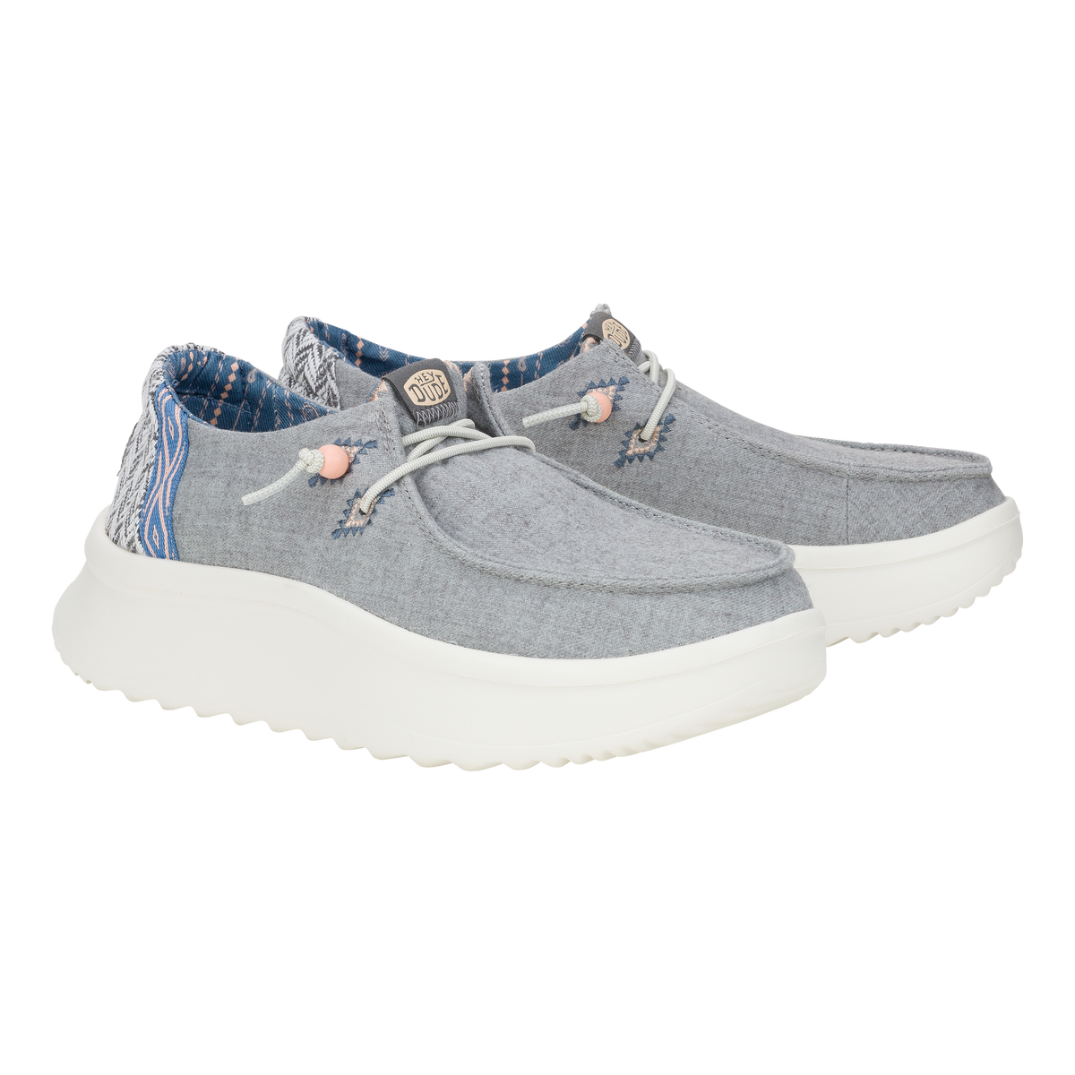 Wendy Peak Chambray Woven - Grey